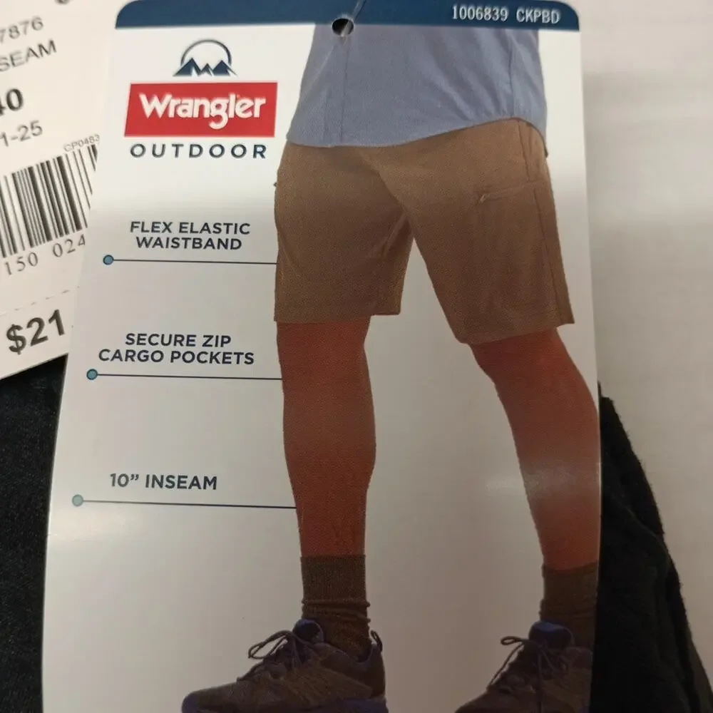 Wrangler Cargo‎ Shorts Men's Size 40 Black 10